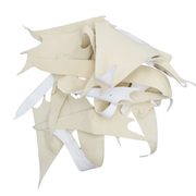 Stingray Leather Scrap, 3-4 oz, Cream Colored Remnant Bag, | The Leather Guy