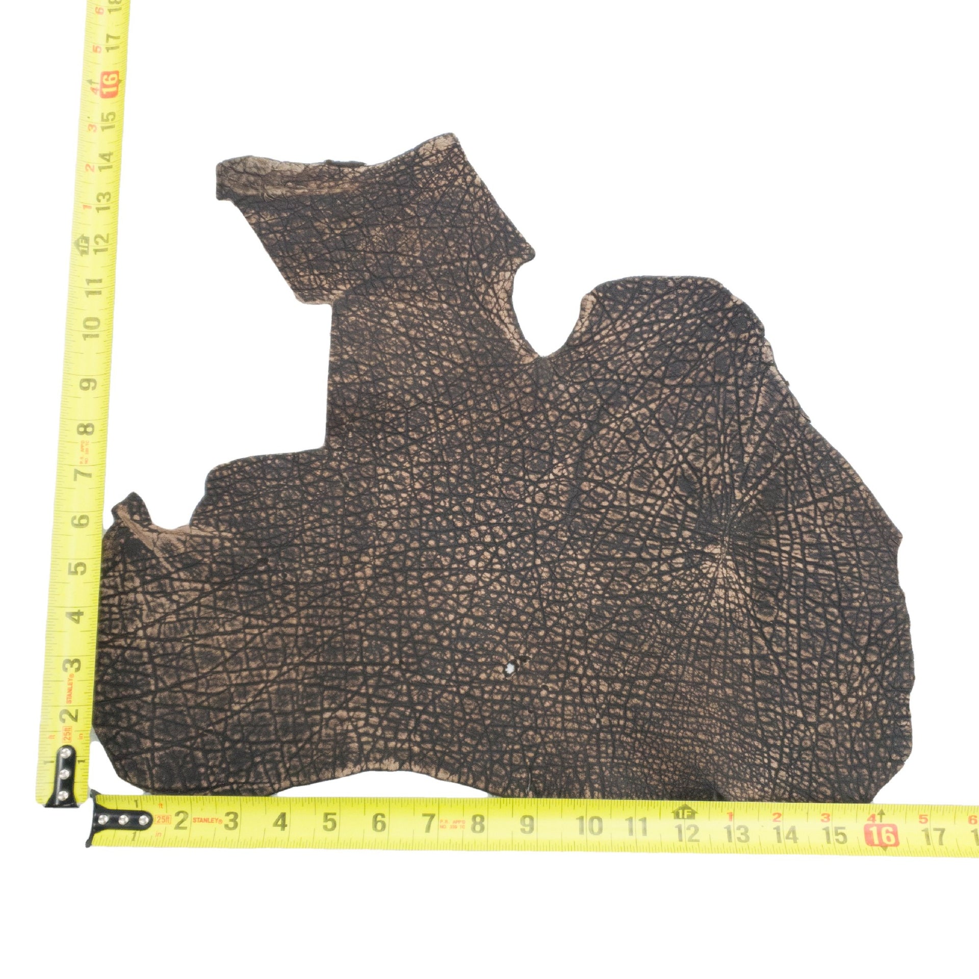 Genuine Elephant Nonstock Project Pieces, 4.5-5.5 oz, 0.5-1.5 Sq Ft, Creek-Bed Tan / 1 Sq Ft / Hide 1 | The Leather Guy