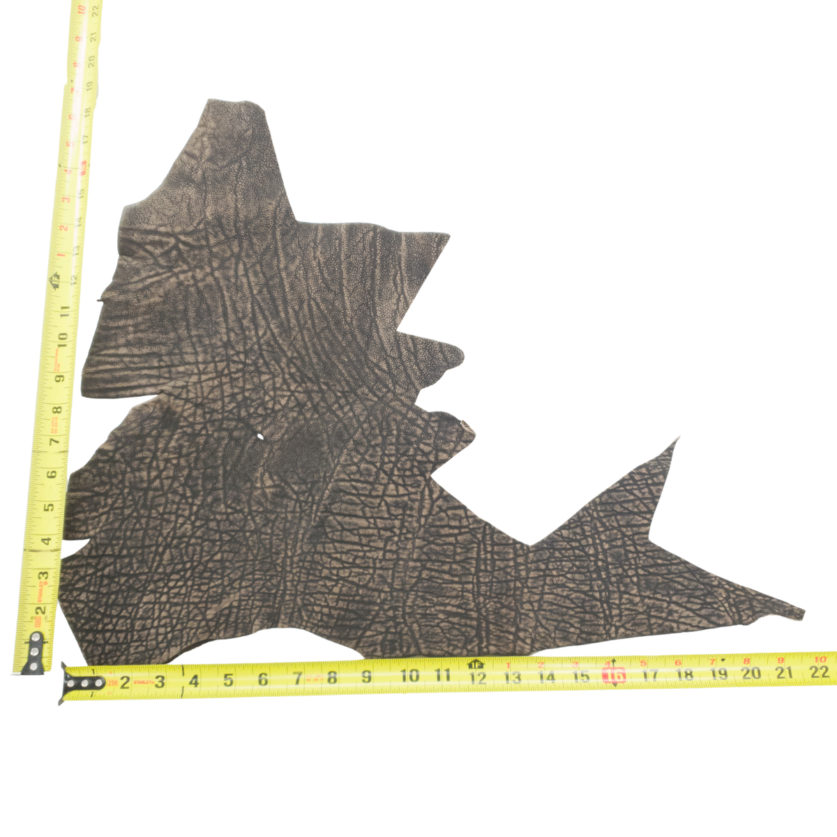 Genuine Elephant Nonstock Project Pieces, 4.5-5.5 oz, 0.5-1.5 Sq Ft, Creek-Bed Tan / 1 Sq Ft / Hide 1 | The Leather Guy