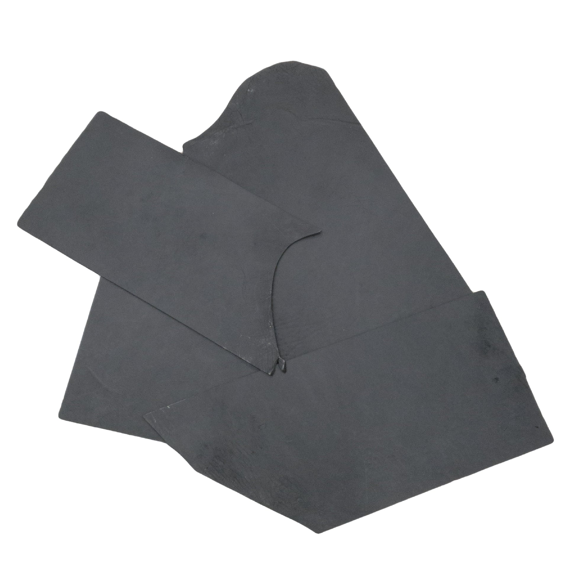 Cow Leather Large Scrap Black Heavy hide pieces 3 pound Bag,  | The Leather Guy