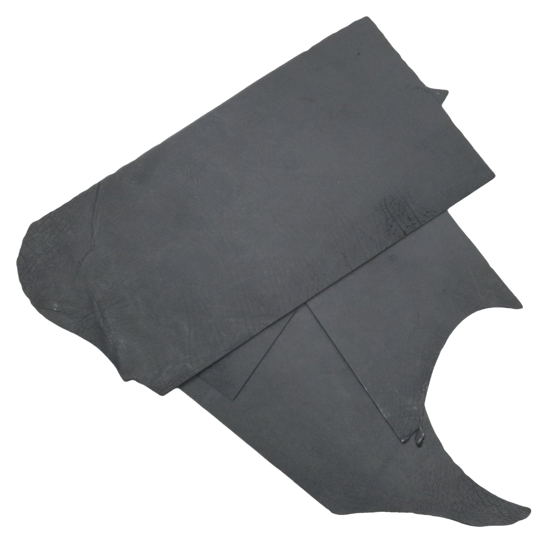 Cow Leather Large Scrap Black Heavy hide pieces 3 pound Bag,  | The Leather Guy