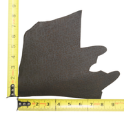 Genuine Hippo Project Pieces, 4-5 oz, 1-4 Sq Ft, Safari Dark Chocolate / < 1 Sq Ft / Hide 11 | The Leather Guy