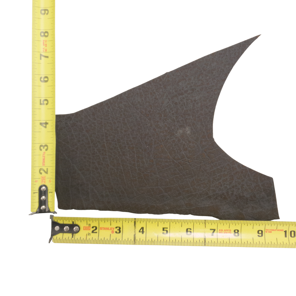 Genuine Hippo Project Pieces, 4-5 oz, 1-4 Sq Ft, Safari Dark Chocolate / < 1 Sq Ft / Hide 3 | The Leather Guy