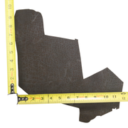 Genuine Hippo Project Pieces, 4-5 oz, 1-4 Sq Ft, Safari Dark Chocolate / < 1 Sq Ft / Hide 7 | The Leather Guy