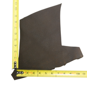 Genuine Hippo Project Pieces, 4-5 oz, 1-4 Sq Ft, Safari Dark Chocolate / < 1 Sq Ft / Hide 8 | The Leather Guy