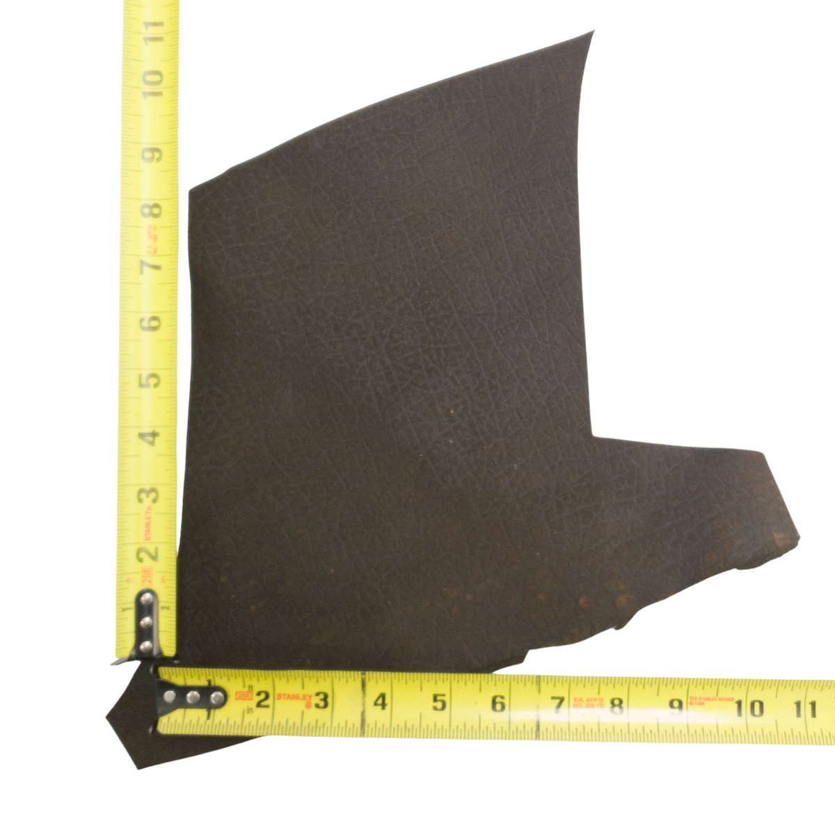 Genuine Hippo Project Pieces, 4-5 oz, 1-4 Sq Ft, Safari Dark Chocolate / < 1 Sq Ft / Hide 8 | The Leather Guy
