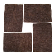 Genuine Carpincho (Capybara) Leather, 3 - 4 oz, Chrome Tan Pre-Cuts, Brown / 4"x6" | The Leather Guy