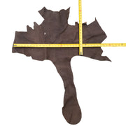 Genuine Shark Leather Project Pieces, 3 - 5 oz, Mixed Colors Remnant Bag, Dark Brown / 1 (2.5 Sq Ft) | The Leather Guy