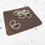 3/4" D Rings – Nickel Plated Steel (10 Pack), | The Leather Guy