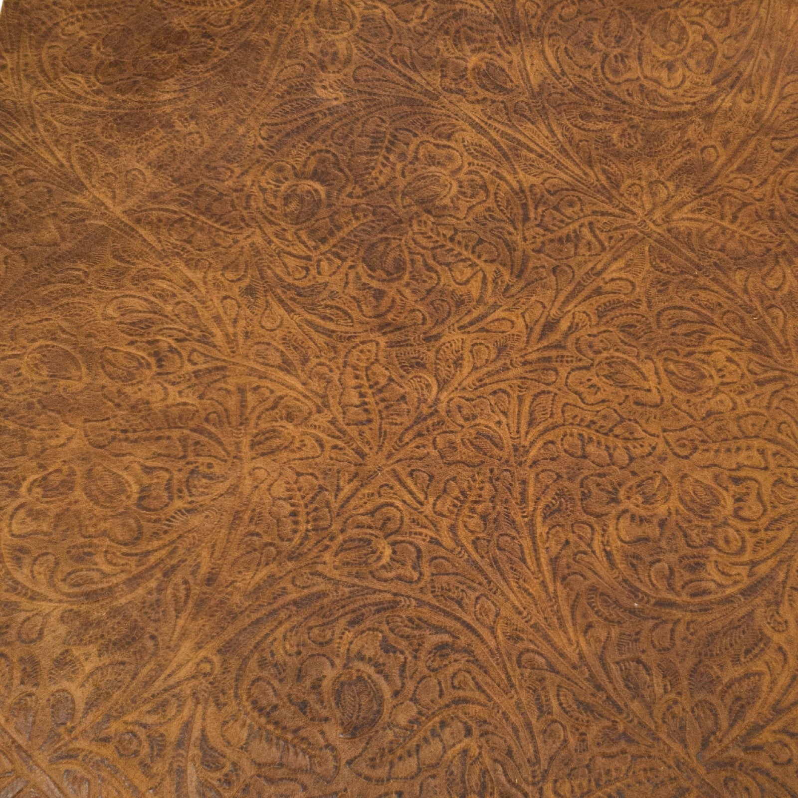 Fashion Embossed, Non-Stock Handbag Cowhide Pre-Cuts, Elegant Pecan / 4x6 | The Leather Guy