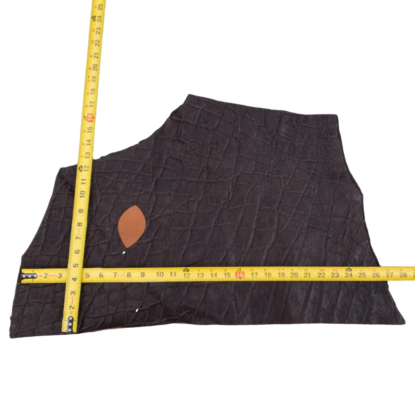 Two-Tone Kenyan Brown, 4-5 oz, 1-5 Sq Ft, Genuine Elephant Hides, 2 / Hide 1 | The Leather Guy