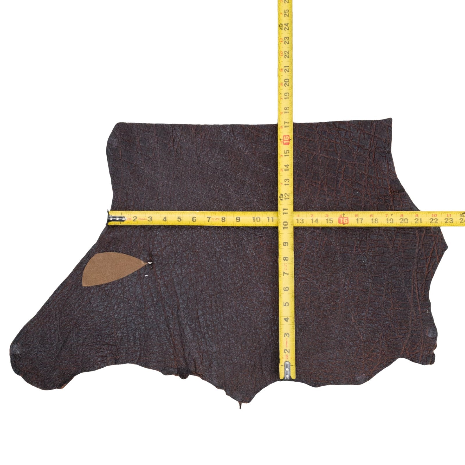 Two-Tone Kenyan Brown, 4-5 oz, 1-5 Sq Ft, Genuine Elephant Hides, 2 / Hide 2 | The Leather Guy