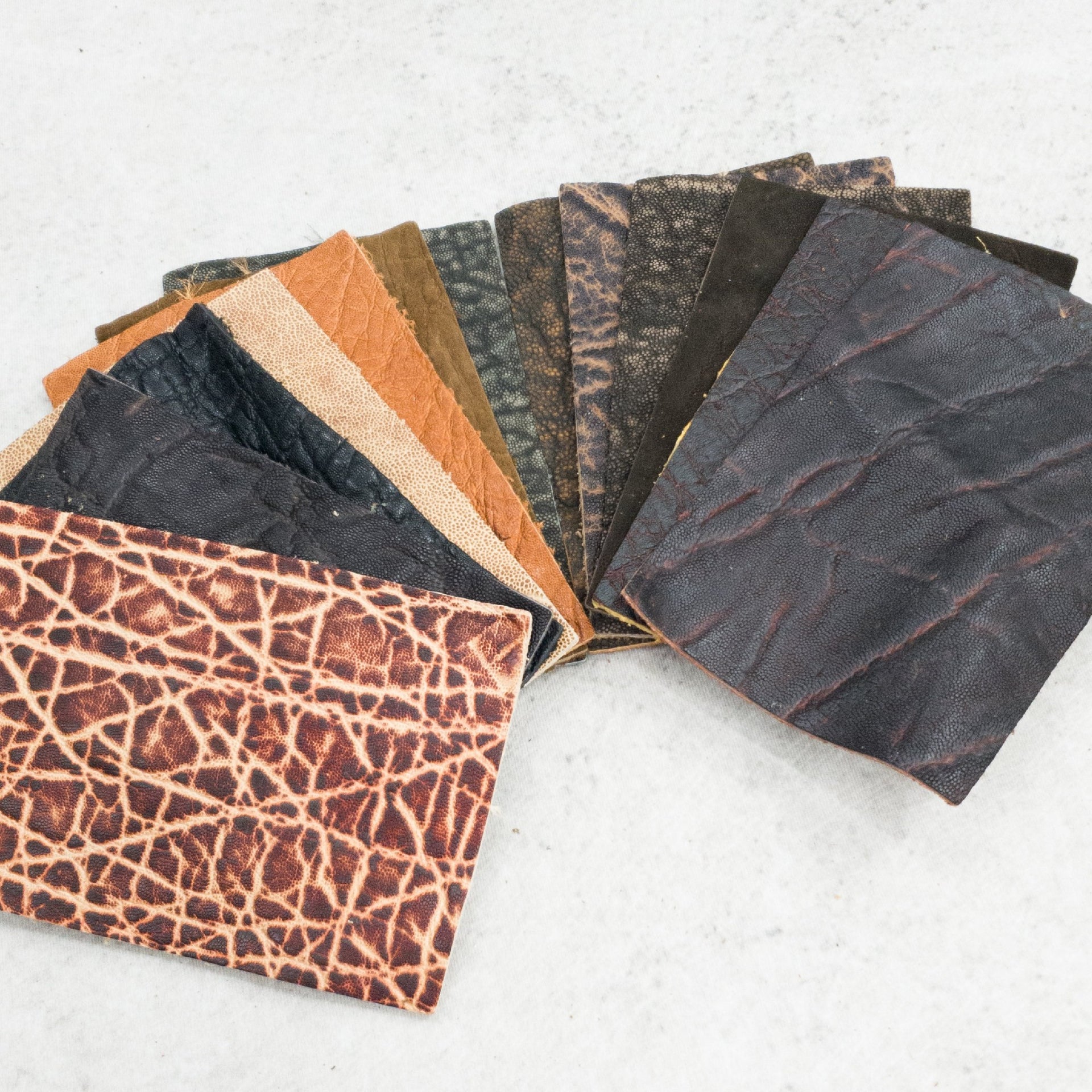 Genuine Elephant Nonstock Pre-cuts, 4.5-5.5 oz, Various Colors, | The Leather Guy
