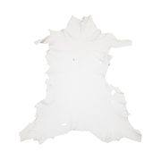 White, 3-5 oz, 5-16 SF, Colorado Buckskin Deer Hides, Economy / 5-7 / 3-4 oz | The Leather Guy