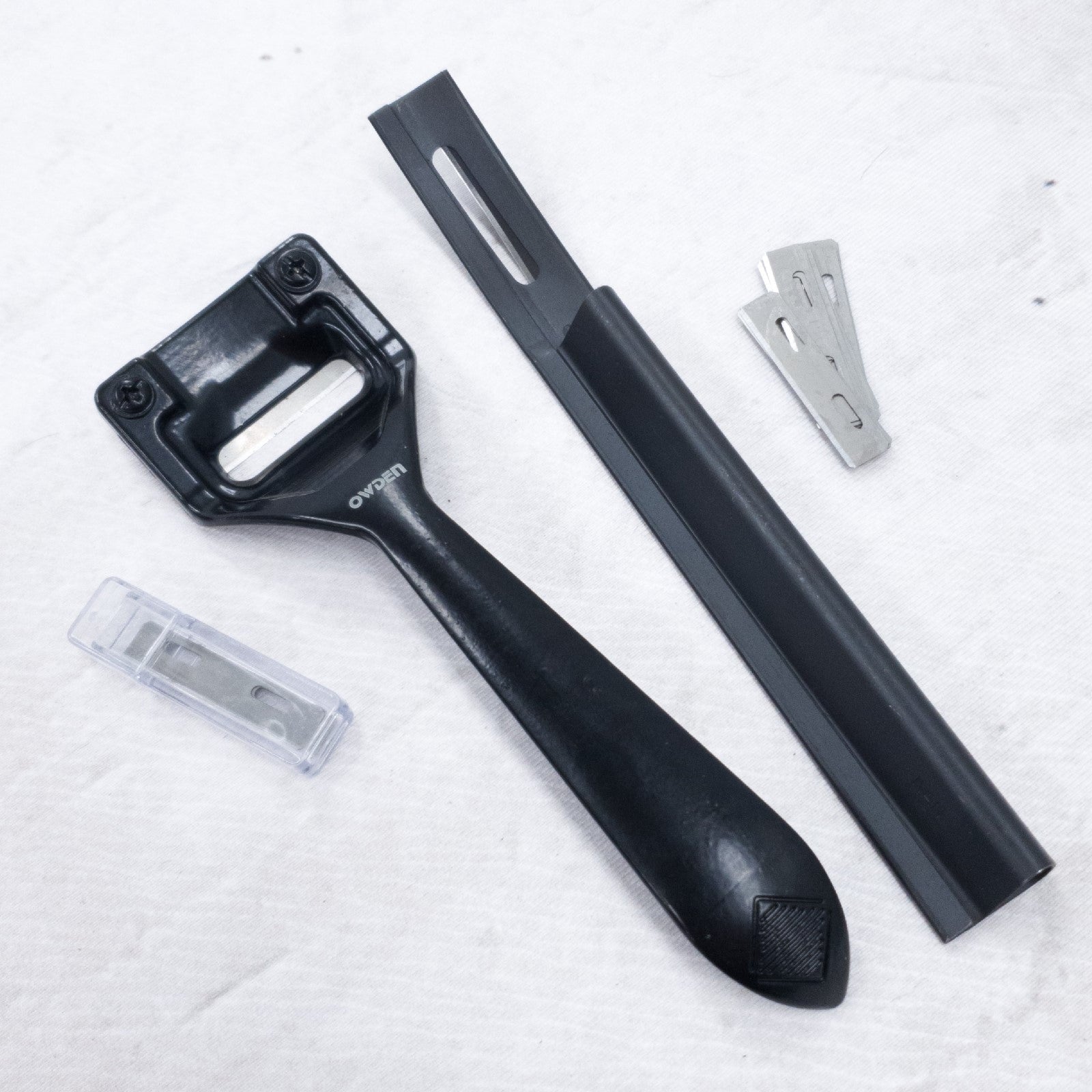Safety Beveler or Super Edge Beveler Skiver Leather Tool and Replacement Blades,  | The Leather Guy