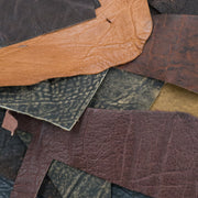 Assorted Elephant Scrap, 4.5 - 5.5 oz, Elephant Chrome Tan Scrap, 1 pound Bag,  | The Leather Guy