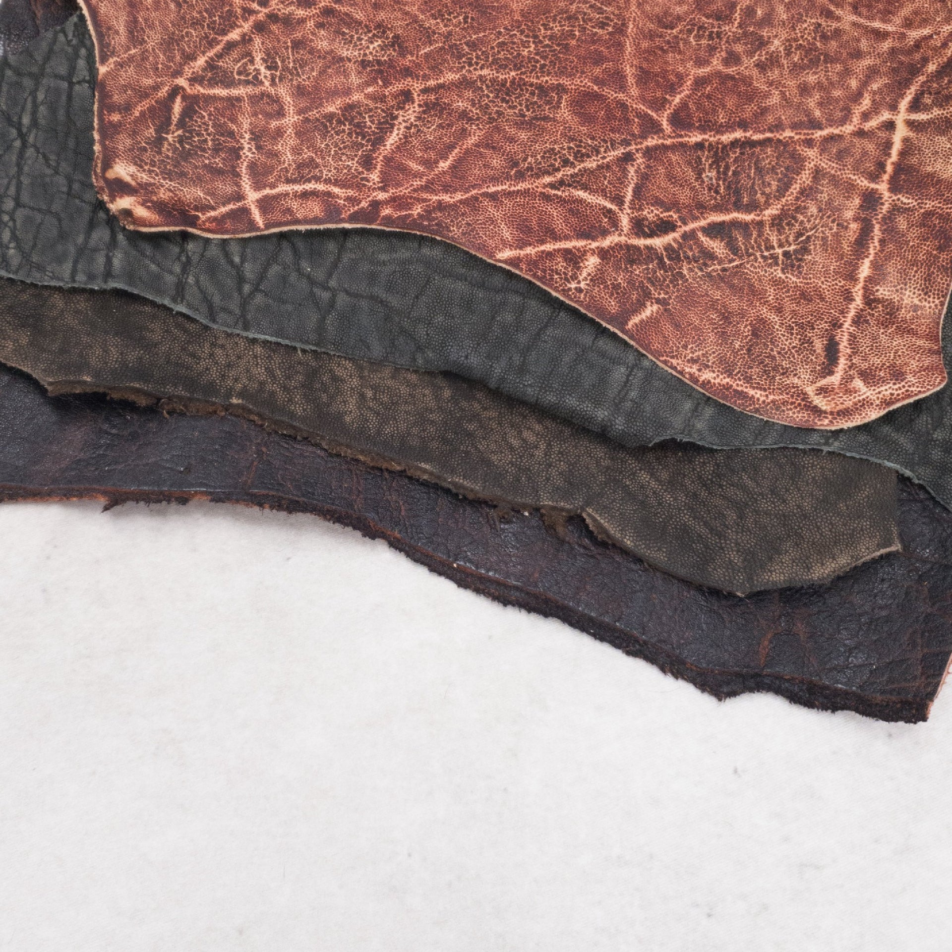 Genuine Elephant Nonstock Project Pieces, 4.5-5.5 oz, 0.5-1.5 Sq Ft, | The Leather Guy