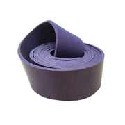 SB Foot Non-stock Leather 60" Strap, Various Colors 5-6/10-11 oz, Frontenac (Black Berry) 10-11oz / 1 1/2" / 60" | The Leather Guy