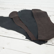 Genuine Bull Shark Leather, Fin Project Pieces, 3 - 5 oz, Mixed Colors, | The Leather Guy