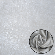 Stingray Print on Suede, 2-4 oz Fashion, Limited Stock Pre-cuts, Twilight Gray / 4 x 6 | The Leather Guy