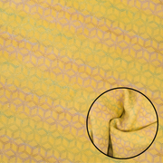 Sweet Summer, 2-4 oz Fashion, Limited Stock Pre-cuts, 2000s Geometric Yellow / 4 x 6 | The Leather Guy