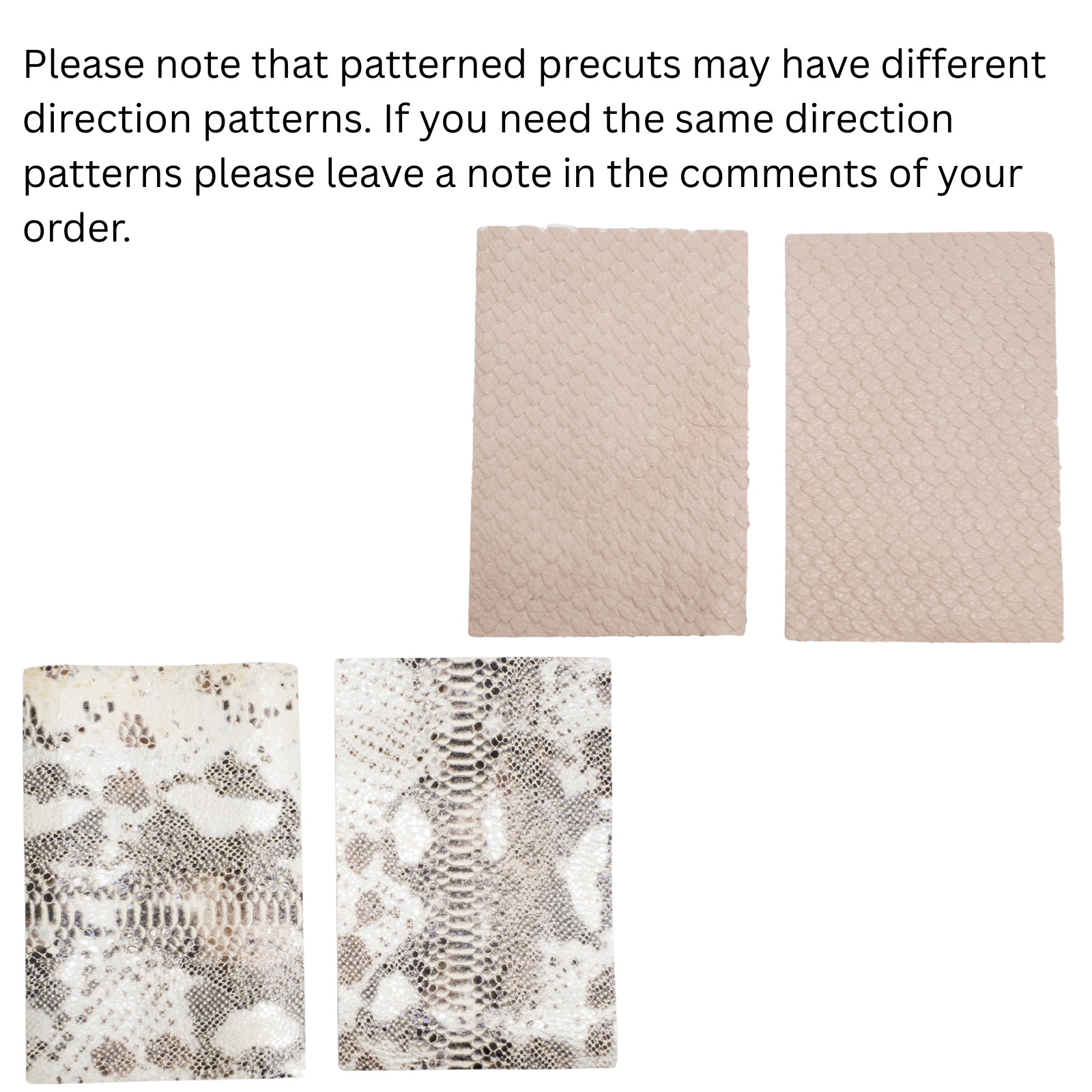 Scale Pattern Leather Pre-Cuts – 2–4 oz Fashion Leather | Limited Stock, | The Leather Guy