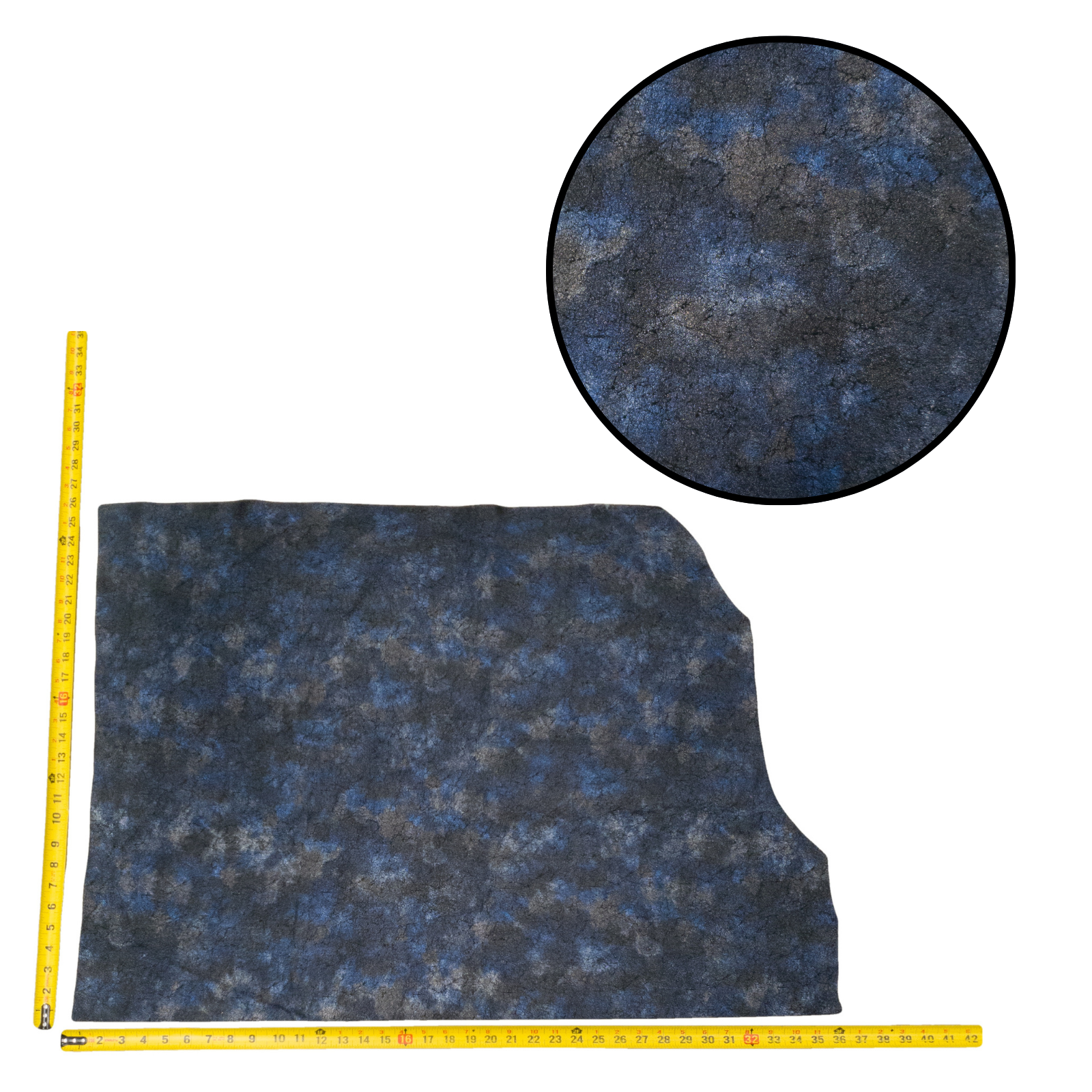 Fashion, 4-8 Sq Ft, Limited Stock Cowhide Project Pieces, Among The Stars / 5.5 / 1 | The Leather Guy