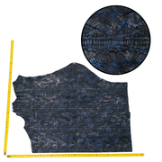 Fashion, 4-8 Sq Ft, Limited Stock Cowhide Project Pieces, Among The Stars Snake / 7.7 / 1 | The Leather Guy
