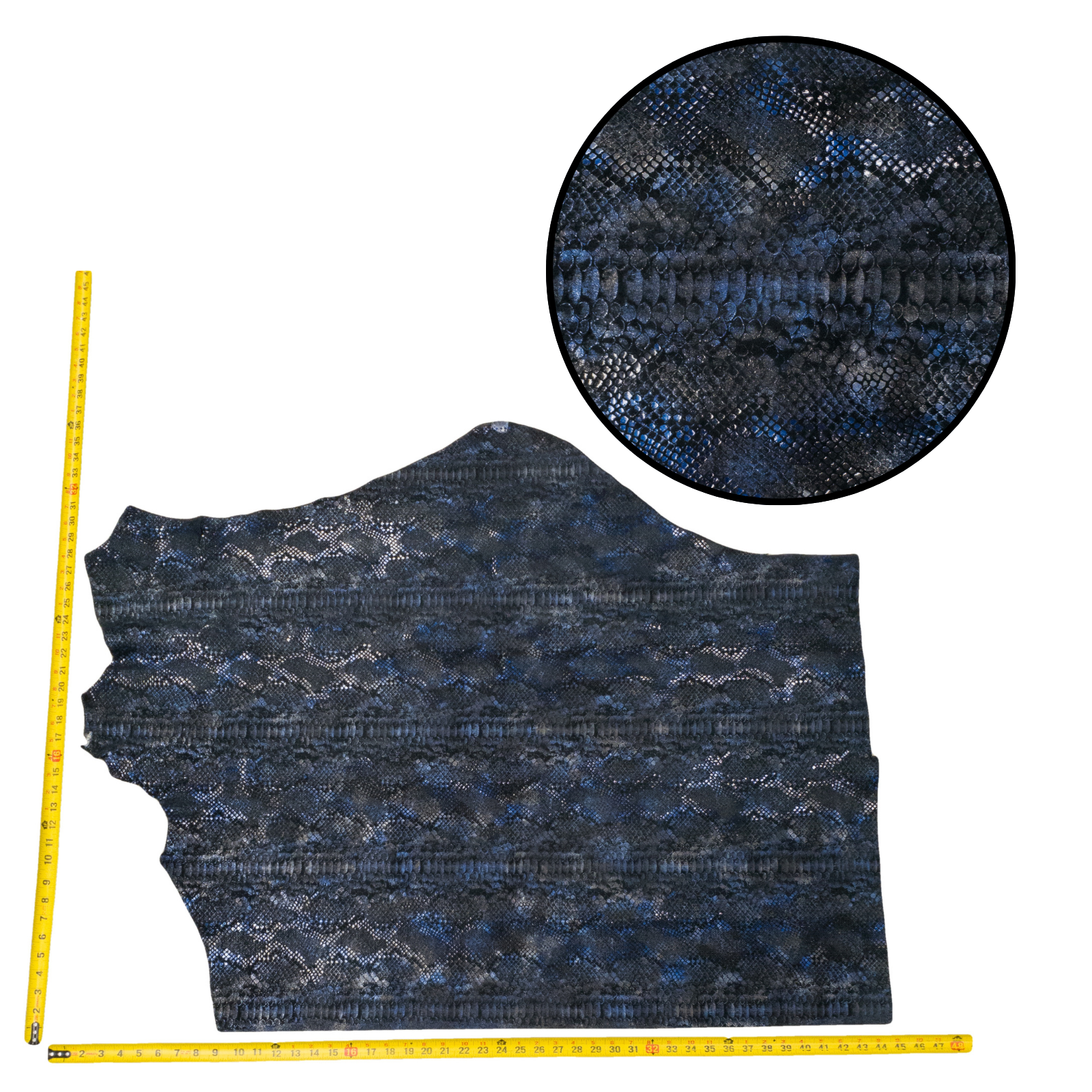 Fashion, 4-8 Sq Ft, Limited Stock Cowhide Project Pieces, Among The Stars Snake / 7.7 / 1 | The Leather Guy