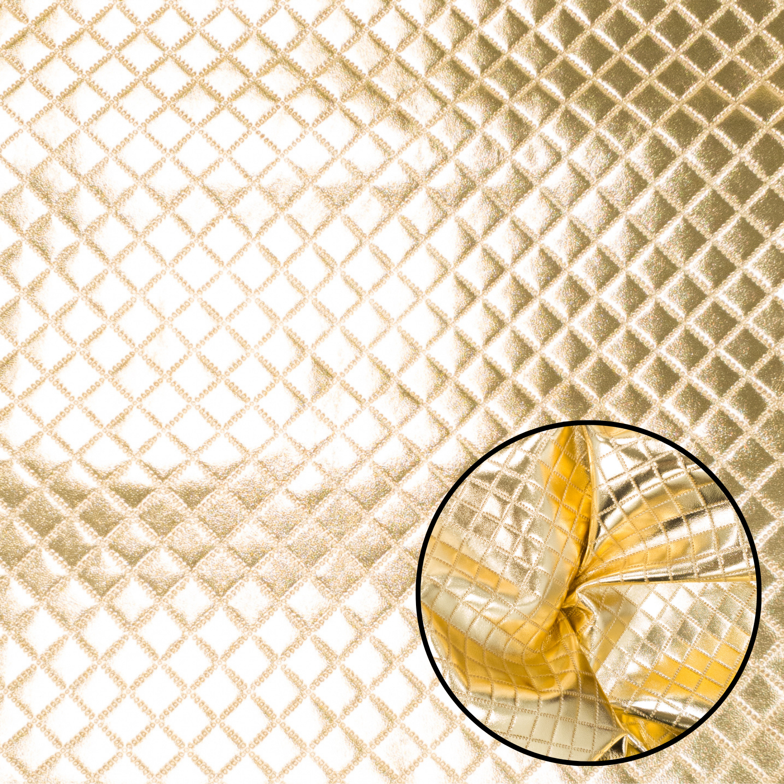 Glitz & Glam, 2-4 oz Fashion, Limited Stock Pre-cuts, Golden Diamonds / 4 x 6 | The Leather Guy