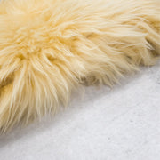 Golden, Soft Long-Hair Sheepskin Rugs, 2" Wool,  | The Leather Guy