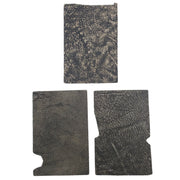 Genuine Giraffe Nonstock Pre-cuts, 4.5-5.5 oz, Various Colors, Gray Safari Low-Grade / 4 x 6 | The Leather Guy