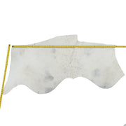 Grey / Off White, 5-19 Sq Ft Hair-on Cowhide Project Pieces, 11 / 1 | The Leather Guy