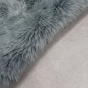 Silver, Soft Long-Hair Sheepskin Rugs, 2" Wool,  | The Leather Guy