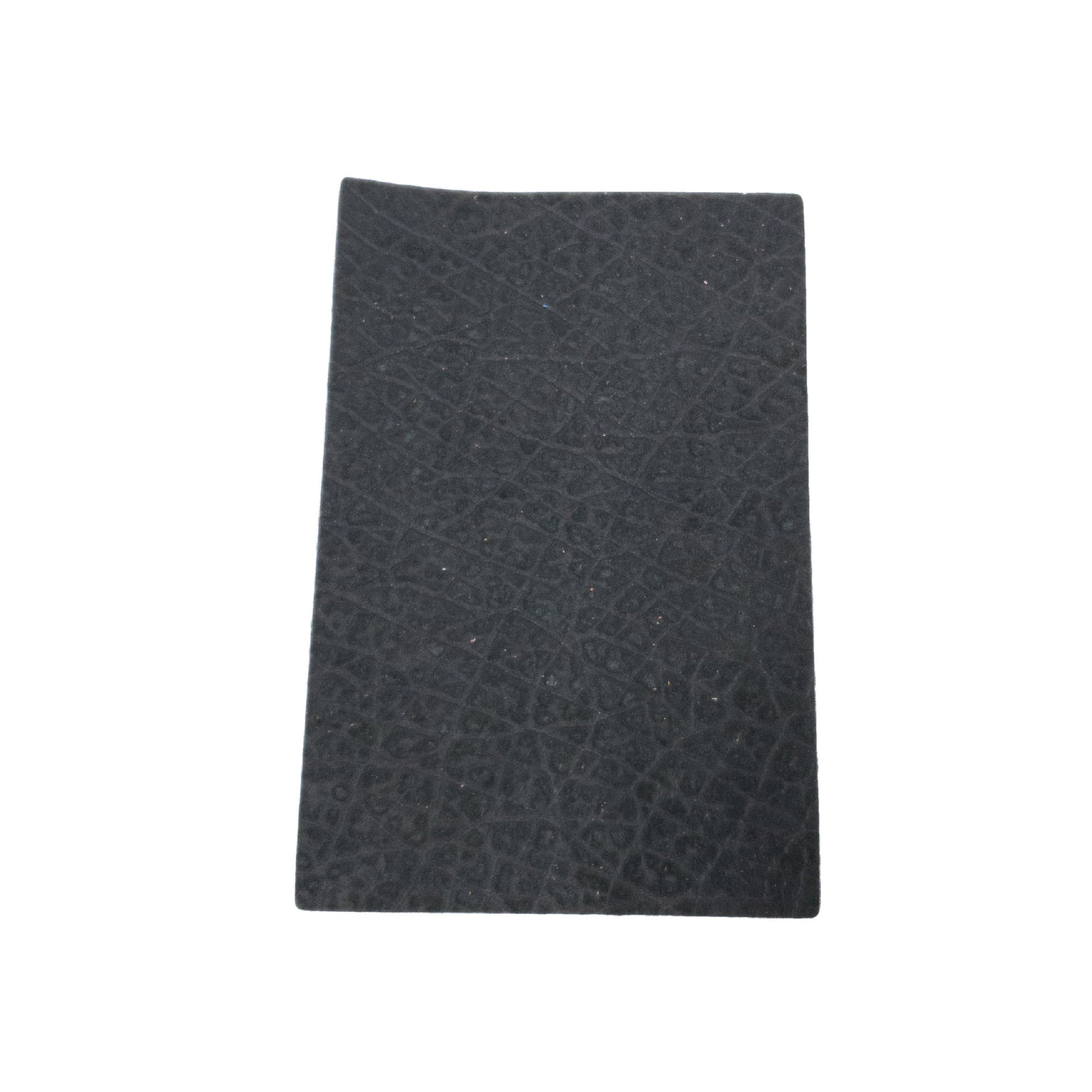 Genuine Hippo Nonstock Pre-cuts, 4.5-5.5 oz, Various Colors, Black / 4 x 6 | The Leather Guy