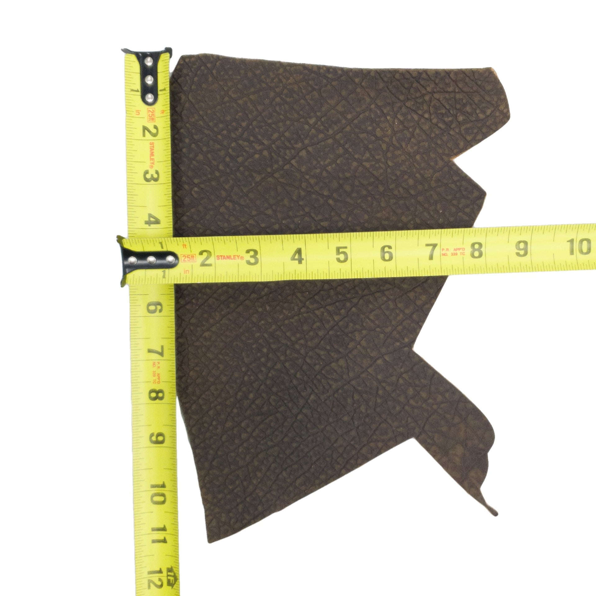 Genuine Hippo Project Pieces, 4-5 oz, 1-4 Sq Ft, Safari Chocolate / > 1 Sq Ft / Hide 6 | The Leather Guy