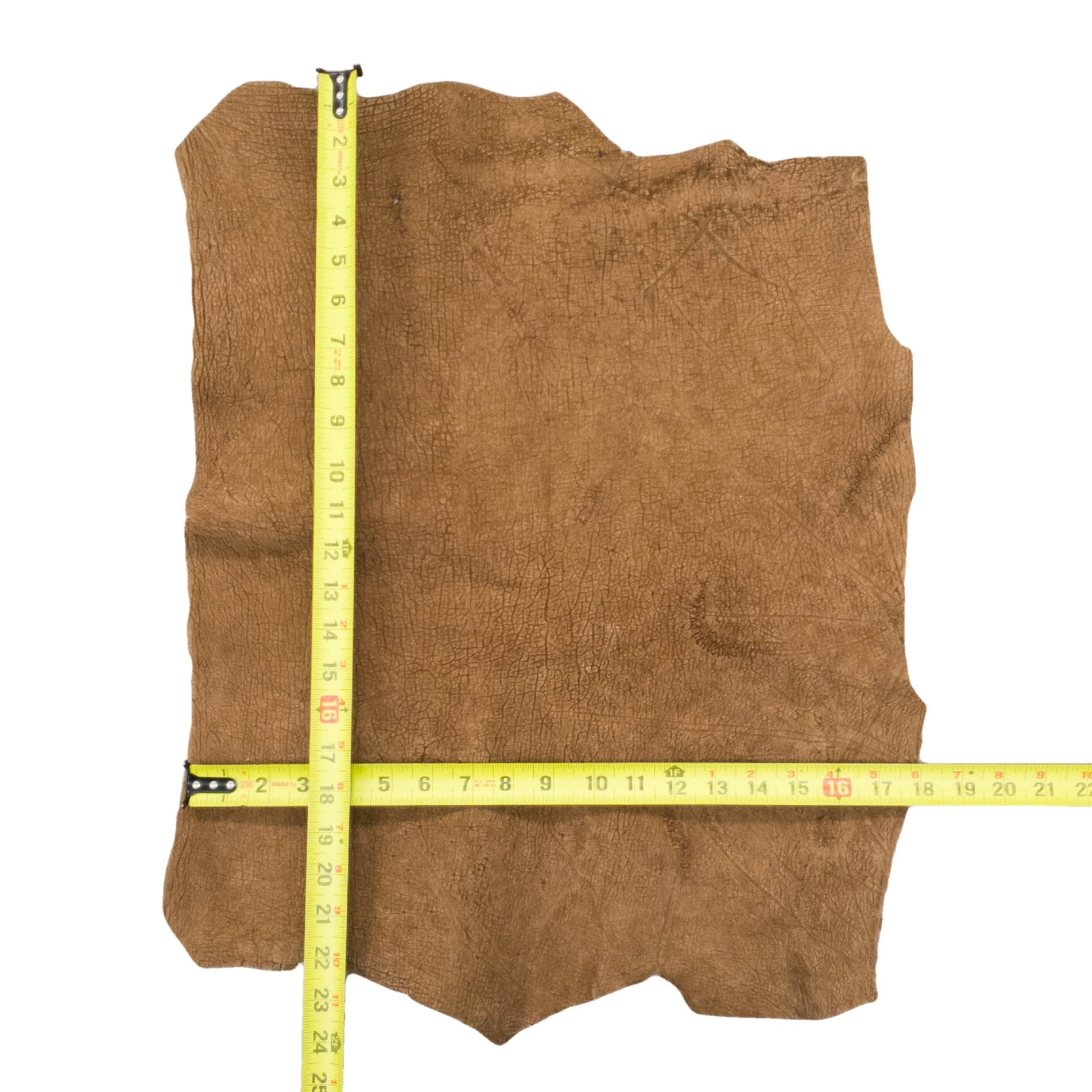 River Bottom Brown, 5-6 oz, 1-4 Sq Ft, Genuine Hippo Hides, 2.75 / Hide 1 | The Leather Guy