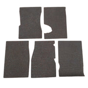 Genuine Hippo Nonstock Pre-cuts, 4.5-5.5 oz, Various Colors, Dark Chocolate Safari Low-Grade / 4 x 6 | The Leather Guy