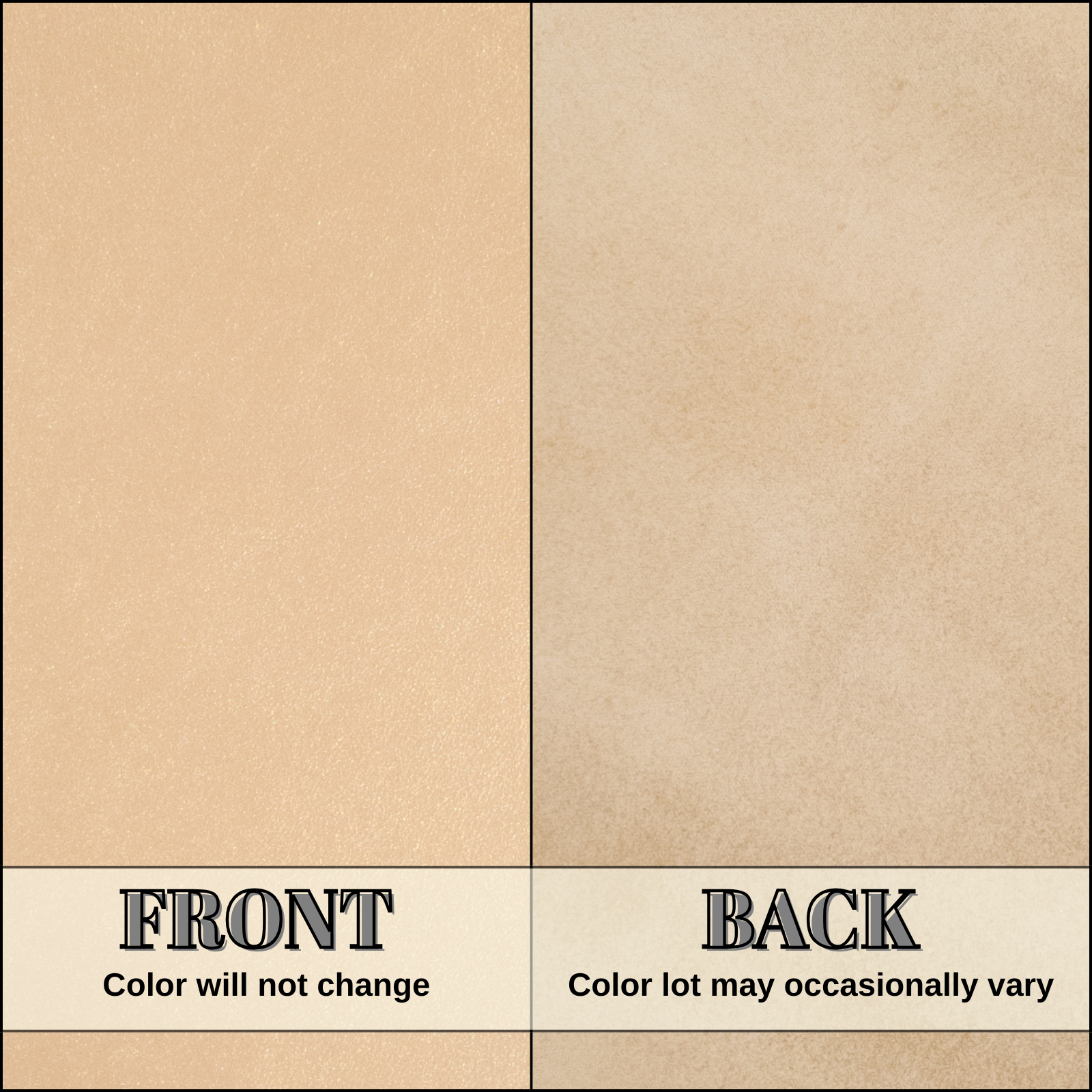Warm Tan Cowhide Leather – Flat Grain 3–4 oz | Honey Glow, | The Leather Guy