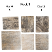 Hair-On Cowhide Leather Precut Packs – Assorted Colors & Patterns, 1 | The Leather Guy