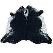 Bi-Color Black/Off White 60" x 72" Cowhide Rug,  | The Leather Guy