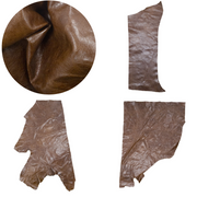 Dark Brown, 2-4 oz, 3-10 Sq Ft, Upholstery Cow Project Pieces, Honey Brown (3-4 oz) / 3-6 Sq ft | The Leather Guy