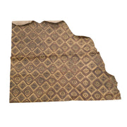 Fashion Embossed, 2-20 Sq Ft, Non-Stock Handbag Cowhide Sides and Project Pieces, Honey Diamond / 6.5-7.5 / TOP | The Leather Guy