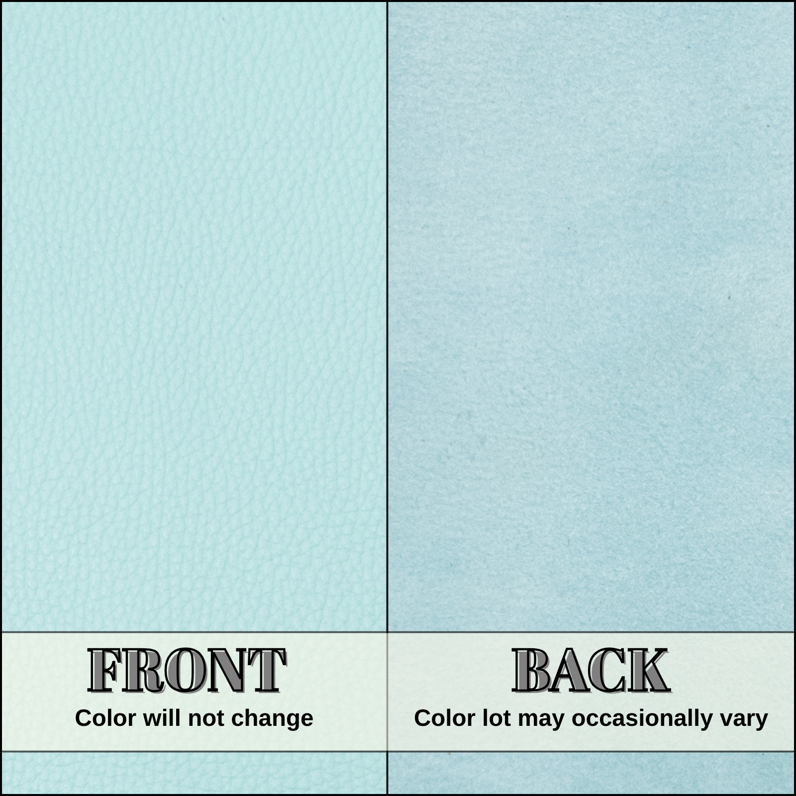 Robin Egg Blue Cowhide Leather – Pebble Grain 3–4 oz | Iconic Blue Box, | The Leather Guy