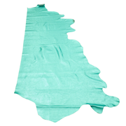 Pristine Aquamarine, 2.5-3.5 oz Cow Sides, Metallic Jewelry Box, Side / 15-17 Sq Ft | The Leather Guy