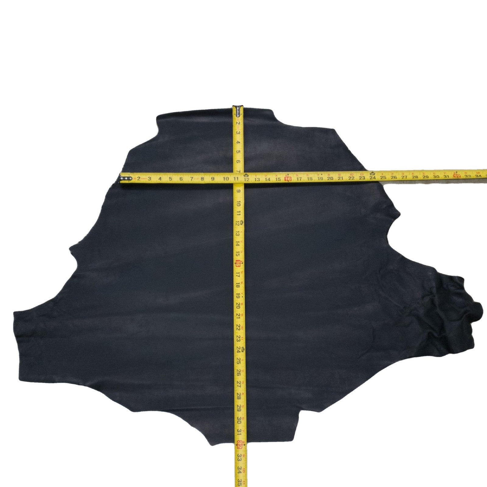 Black Dyed Veg Tan, 4 - 7 Sq Ft, 2-3 oz Kangaroo Hides, 5 Sq Ft / Hide 12 | The Leather Guy