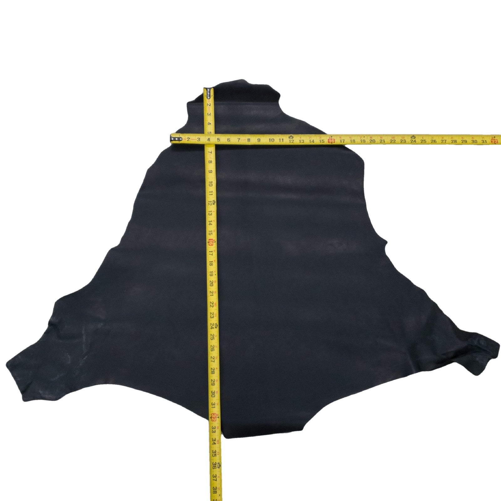Black Dyed Veg Tan, 4 - 7 Sq Ft, 2-3 oz Kangaroo Hides, 5 Sq Ft / Hide 15 | The Leather Guy