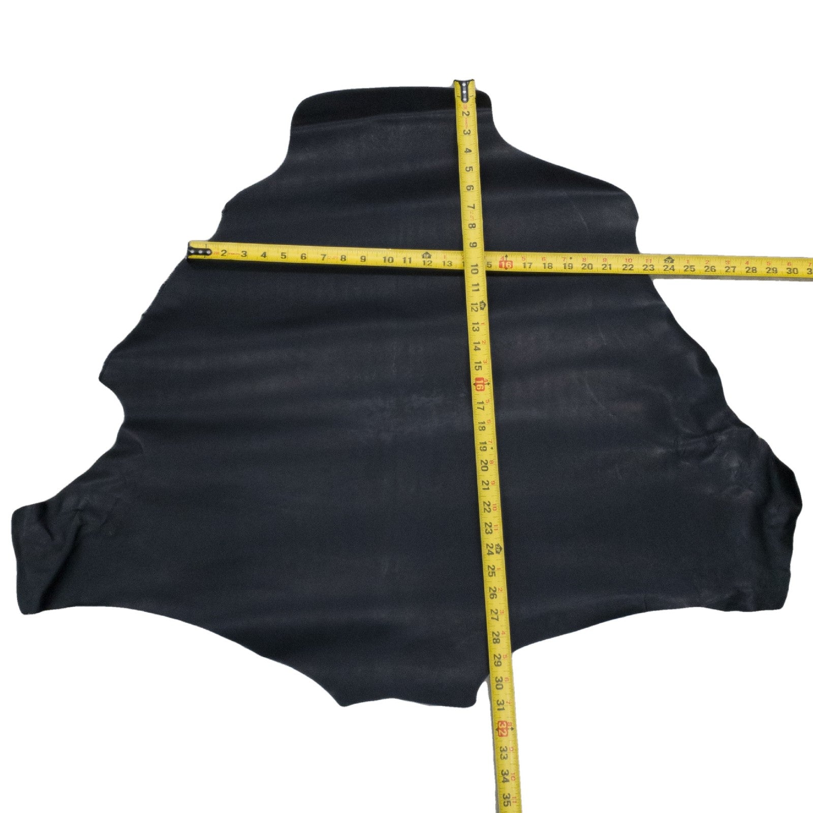 Black Dyed Veg Tan, 4 - 7 Sq Ft, 2-3 oz Kangaroo Hides, 5 Sq Ft / Hide 4 | The Leather Guy