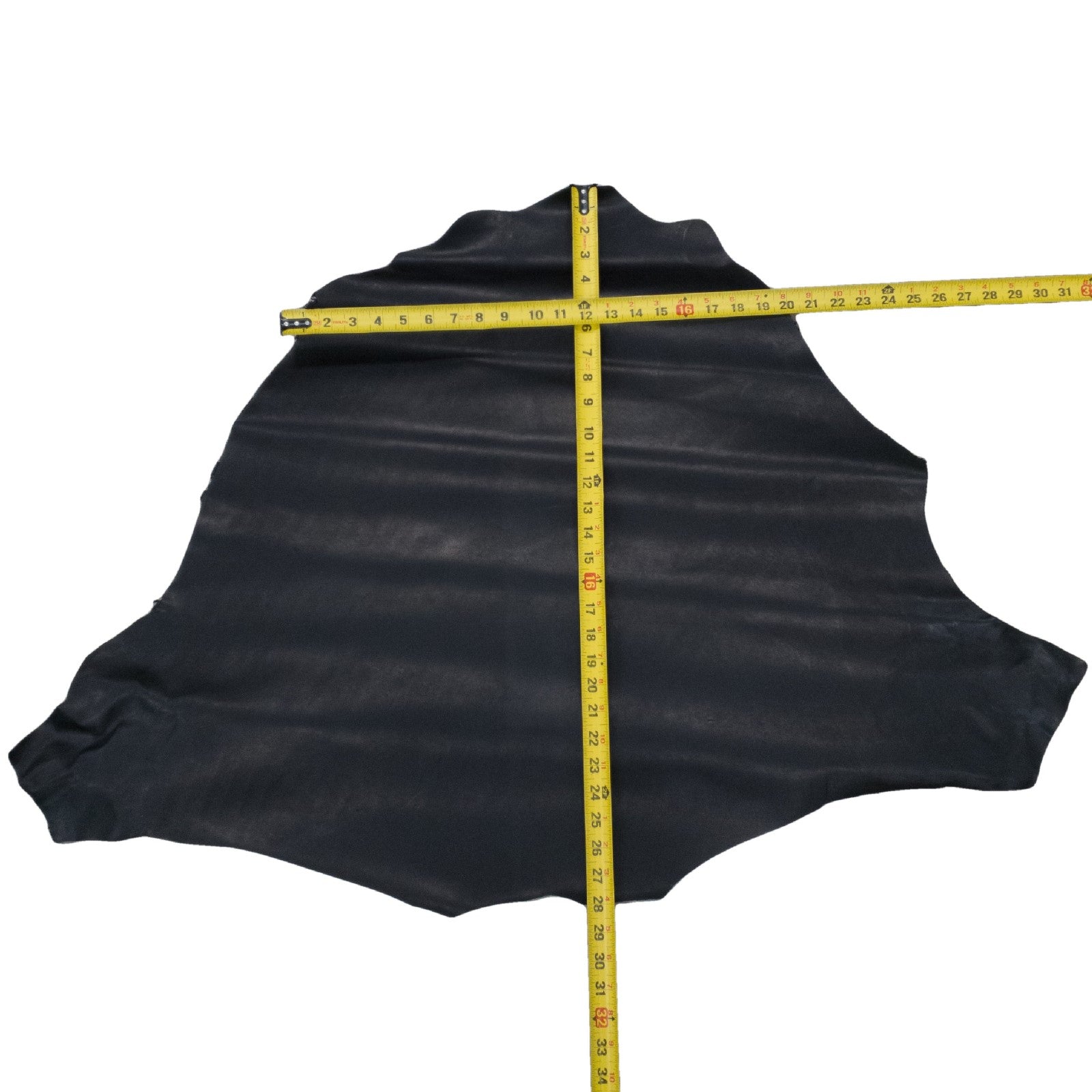 Black Dyed Veg Tan, 4 - 7 Sq Ft, 2-3 oz Kangaroo Hides, 5 Sq Ft / Hide 9 | The Leather Guy