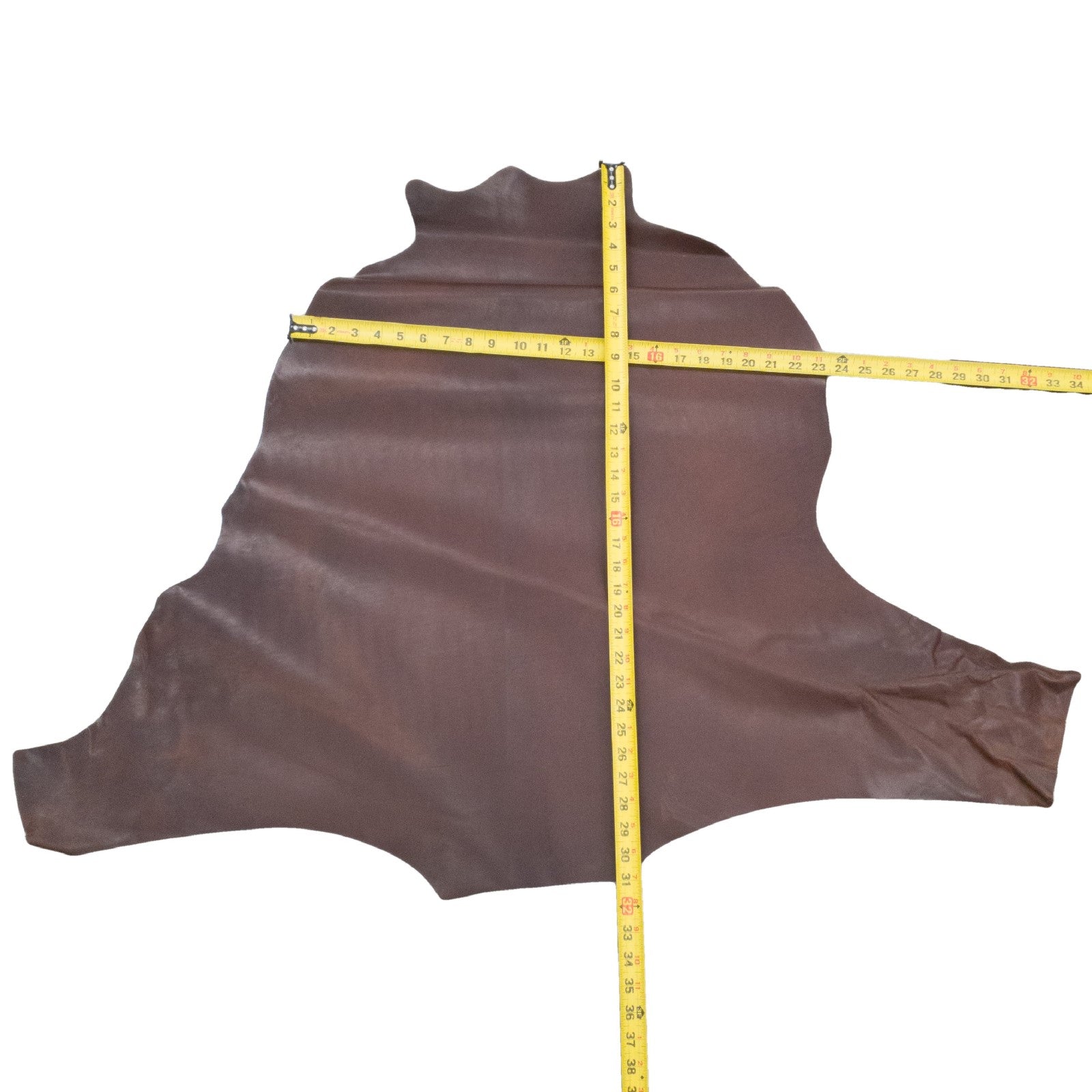 Kangaroo Chocolate Dyed Veg Tanned 5 - 7 Sq Ft Hides 2-3 oz, 5 Sq Ft / Hide 2 | The Leather Guy